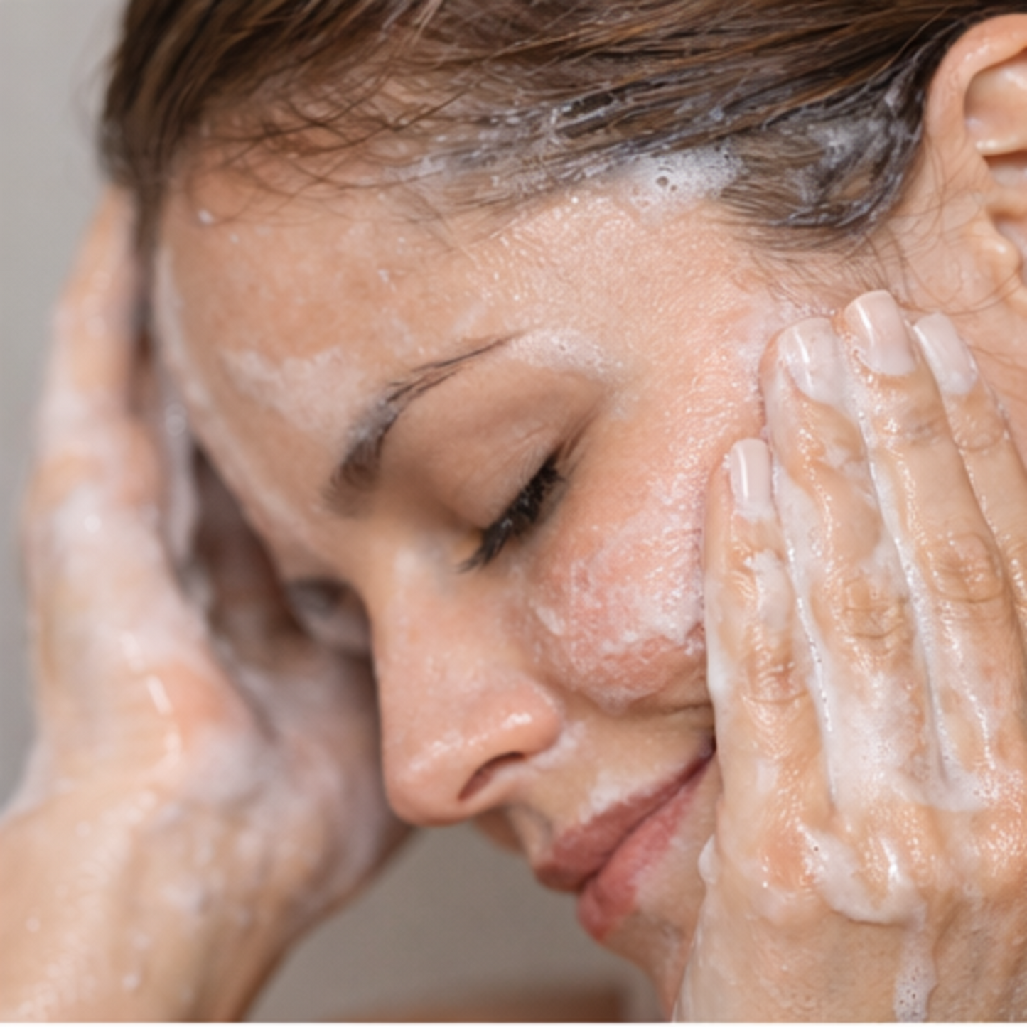 Öl-zu-Milch-Reiniger für empfindliche Haut